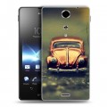 Дизайнерский пластиковый чехол для Sony Xperia TX Volkswagen