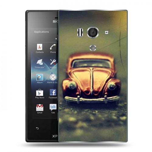 Дизайнерский пластиковый чехол для Sony Xperia acro S Volkswagen