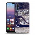 Дизайнерский силиконовый с усиленными углами чехол для Huawei P20 Pro Volkswagen