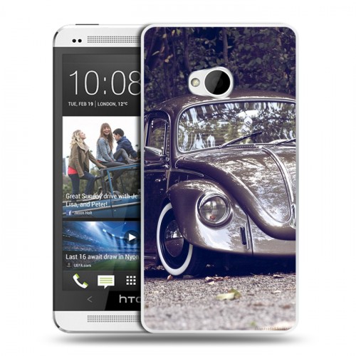 Дизайнерский пластиковый чехол для HTC One (M7) Dual SIM Volkswagen