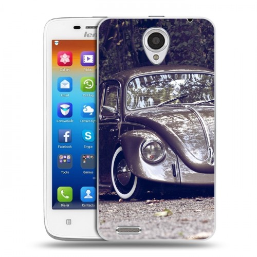 Дизайнерский пластиковый чехол для Lenovo S650 Ideaphone Volkswagen