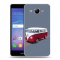 Дизайнерский пластиковый чехол для Huawei Y3 (2017) Volkswagen