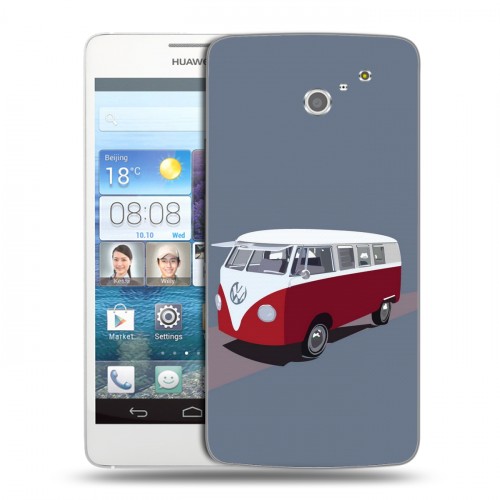 Дизайнерский пластиковый чехол для Huawei Ascend D2 Volkswagen