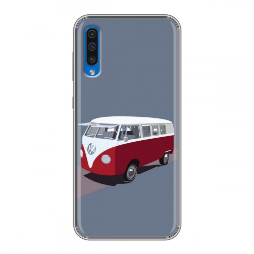 Дизайнерский силиконовый чехол для Samsung Galaxy A50 Volkswagen