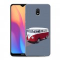 Дизайнерский силиконовый с усиленными углами чехол для Xiaomi RedMi 8A Volkswagen