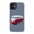 Дизайнерский силиконовый с усиленными углами чехол для Iphone 12 Mini Volkswagen