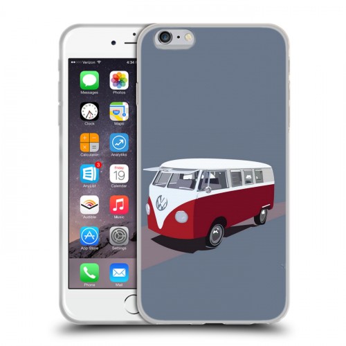 Дизайнерский силиконовый чехол для Iphone 6 Plus/6s Plus Volkswagen