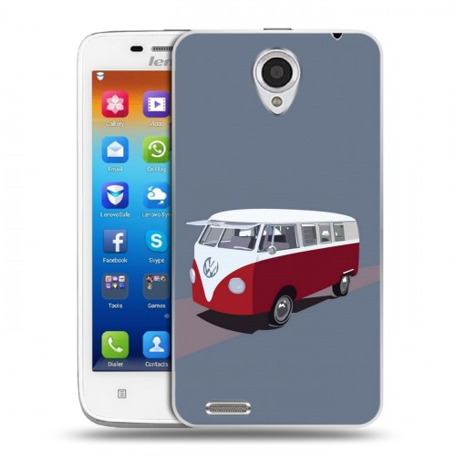 Дизайнерский пластиковый чехол для Lenovo S650 Ideaphone Volkswagen