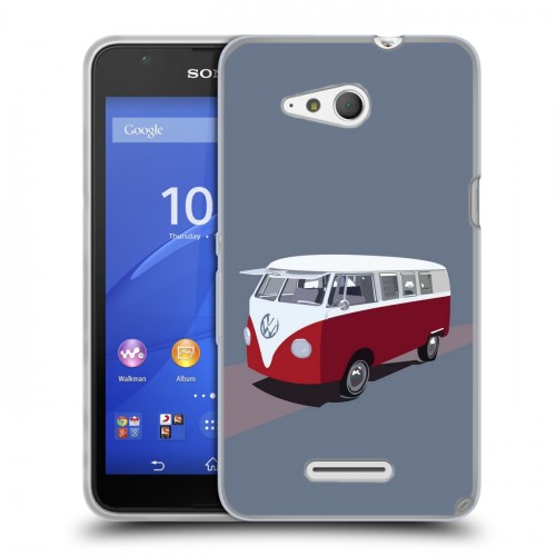 Дизайнерский пластиковый чехол для Sony Xperia E4g Volkswagen