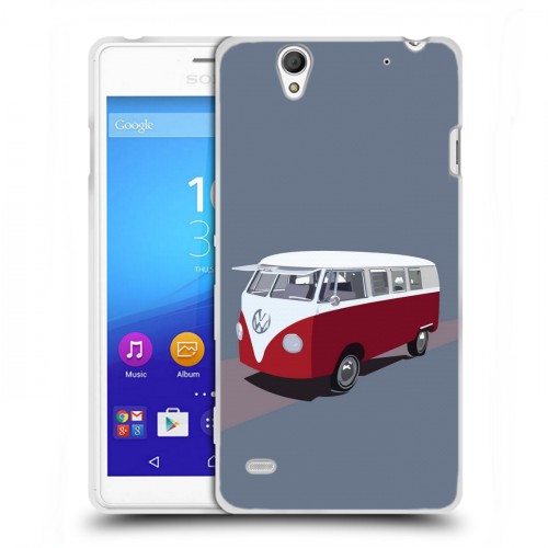 Дизайнерский пластиковый чехол для Sony Xperia C4 Volkswagen