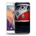 Дизайнерский пластиковый чехол для HTC One X10 Volkswagen