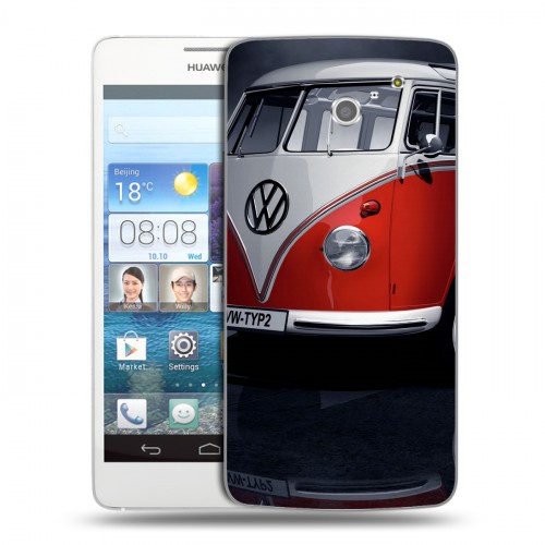 Дизайнерский пластиковый чехол для Huawei Ascend D2 Volkswagen