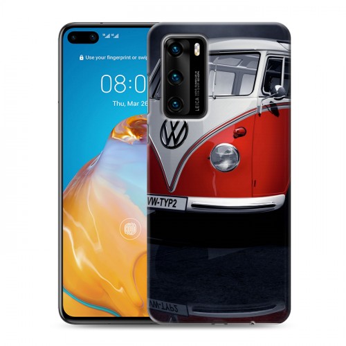 Дизайнерский силиконовый с усиленными углами чехол для Huawei P40 Volkswagen