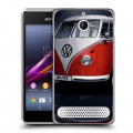 Дизайнерский силиконовый чехол для Sony Xperia E1 Volkswagen