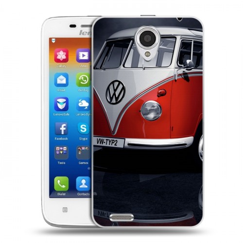 Дизайнерский пластиковый чехол для Lenovo S650 Ideaphone Volkswagen