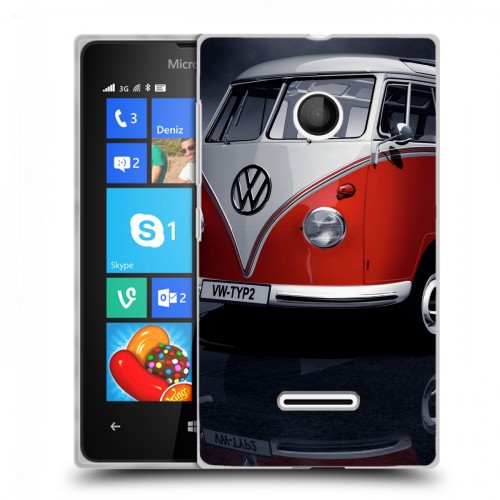 Дизайнерский пластиковый чехол для Microsoft Lumia 435 Volkswagen