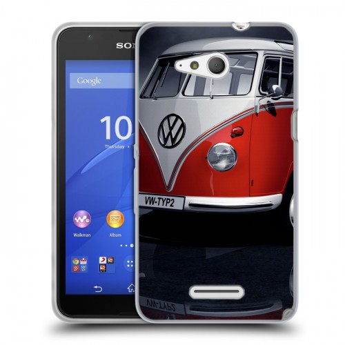 Дизайнерский пластиковый чехол для Sony Xperia E4g Volkswagen