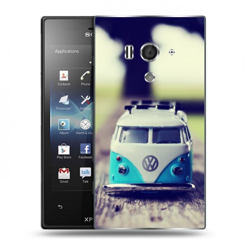 Дизайнерский пластиковый чехол для Sony Xperia acro S Volkswagen