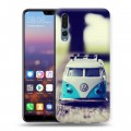 Дизайнерский силиконовый с усиленными углами чехол для Huawei P20 Pro Volkswagen