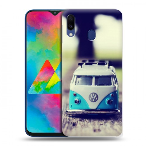 Дизайнерский пластиковый чехол для Samsung Galaxy M20 Volkswagen