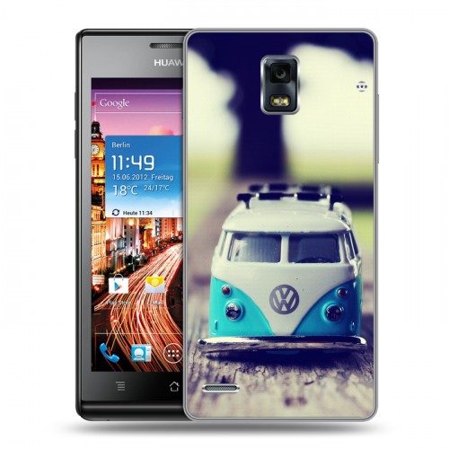 Дизайнерский пластиковый чехол для Huawei Ascend P1 Volkswagen