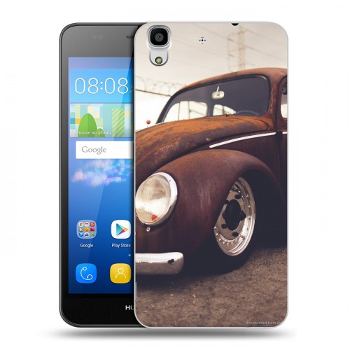 Дизайнерский пластиковый чехол для Huawei Y6 Volkswagen