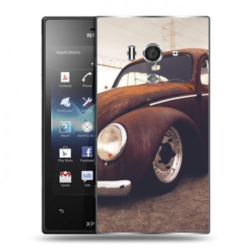 Дизайнерский пластиковый чехол для Sony Xperia acro S Volkswagen