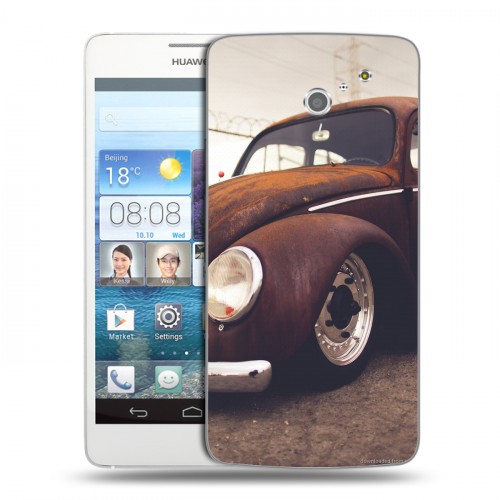 Дизайнерский пластиковый чехол для Huawei Ascend D2 Volkswagen