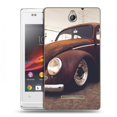 Дизайнерский пластиковый чехол для Sony Xperia E Volkswagen