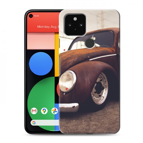 Дизайнерский пластиковый чехол для Google Pixel 5 Volkswagen