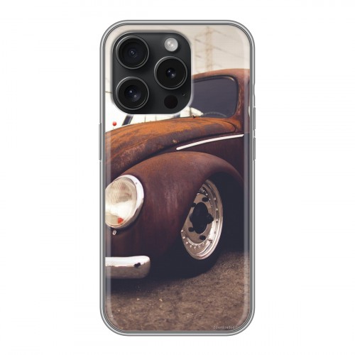 Дизайнерский силиконовый чехол для Iphone 15 Pro Volkswagen