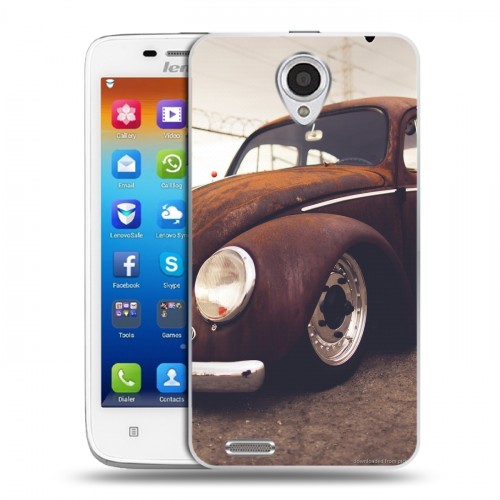 Дизайнерский пластиковый чехол для Lenovo S650 Ideaphone Volkswagen