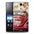 Дизайнерский пластиковый чехол для Sony Xperia TX Volkswagen