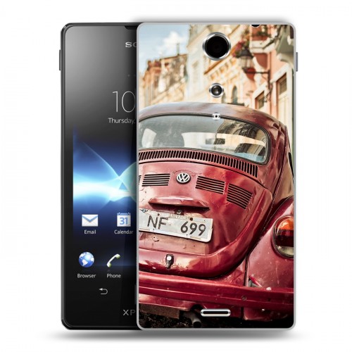 Дизайнерский пластиковый чехол для Sony Xperia TX Volkswagen