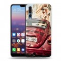 Дизайнерский силиконовый с усиленными углами чехол для Huawei P20 Pro Volkswagen