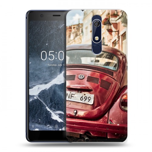 Дизайнерский пластиковый чехол для Nokia 5.1 Volkswagen