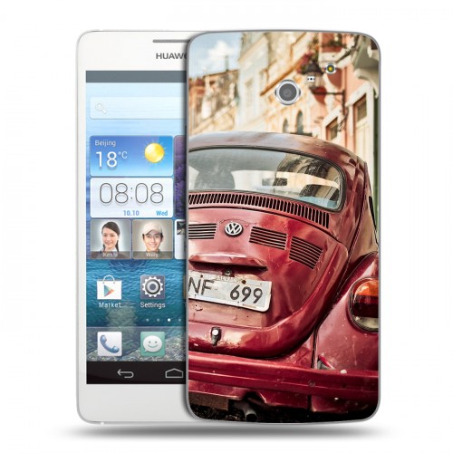 Дизайнерский пластиковый чехол для Huawei Ascend D2 Volkswagen