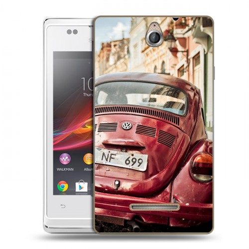 Дизайнерский пластиковый чехол для Sony Xperia E Volkswagen