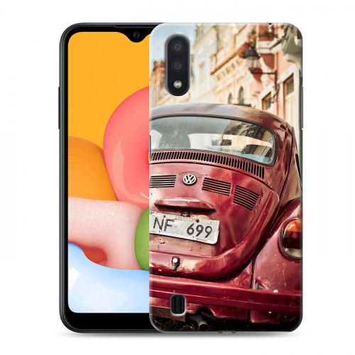 Дизайнерский силиконовый чехол для Samsung Galaxy M01 Volkswagen