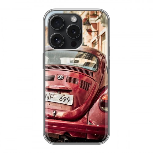 Дизайнерский силиконовый чехол для Iphone 15 Pro Volkswagen