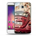 Дизайнерский пластиковый чехол для LG L60 Volkswagen