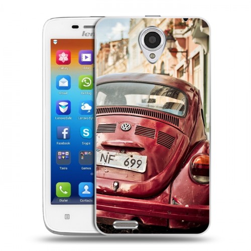 Дизайнерский пластиковый чехол для Lenovo S650 Ideaphone Volkswagen