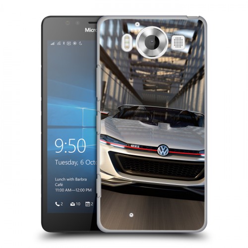 Дизайнерский пластиковый чехол для Microsoft Lumia 950 Volkswagen