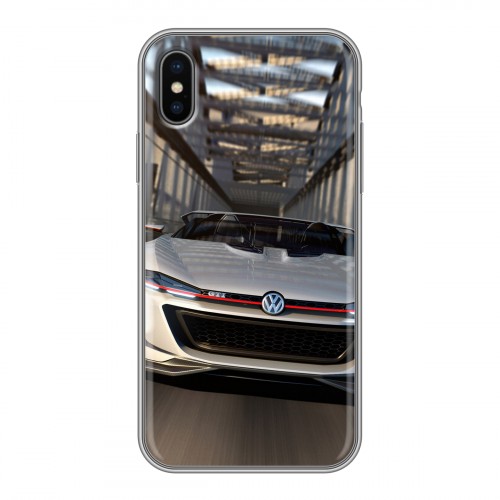 Дизайнерский силиконовый чехол для Iphone x10 Volkswagen