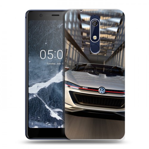 Дизайнерский пластиковый чехол для Nokia 5.1 Volkswagen