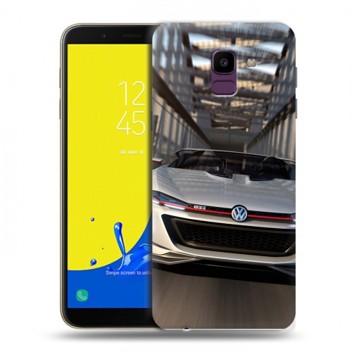 Дизайнерский пластиковый чехол для Samsung Galaxy J6 Volkswagen