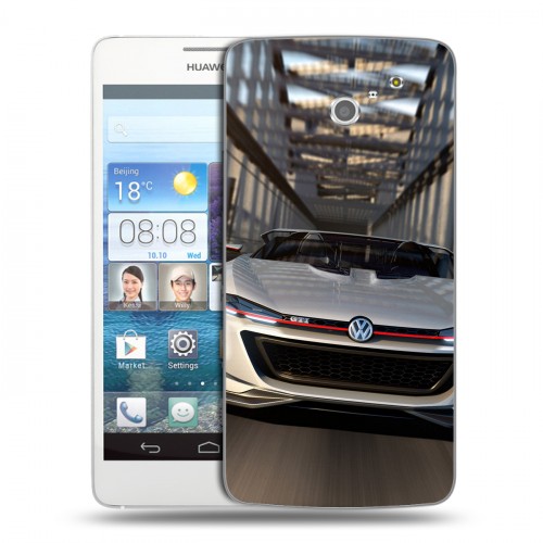 Дизайнерский пластиковый чехол для Huawei Ascend D2 Volkswagen