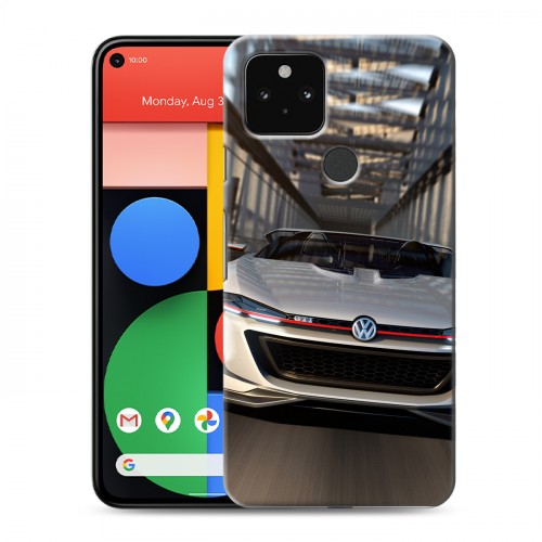 Дизайнерский пластиковый чехол для Google Pixel 5 Volkswagen