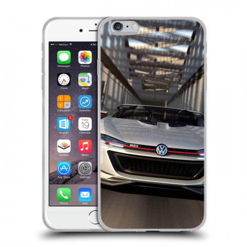 Дизайнерский силиконовый чехол для Iphone 6 Plus/6s Plus Volkswagen