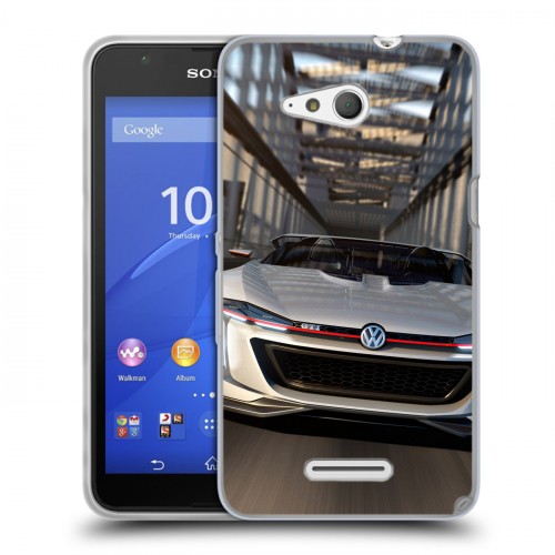 Дизайнерский пластиковый чехол для Sony Xperia E4g Volkswagen